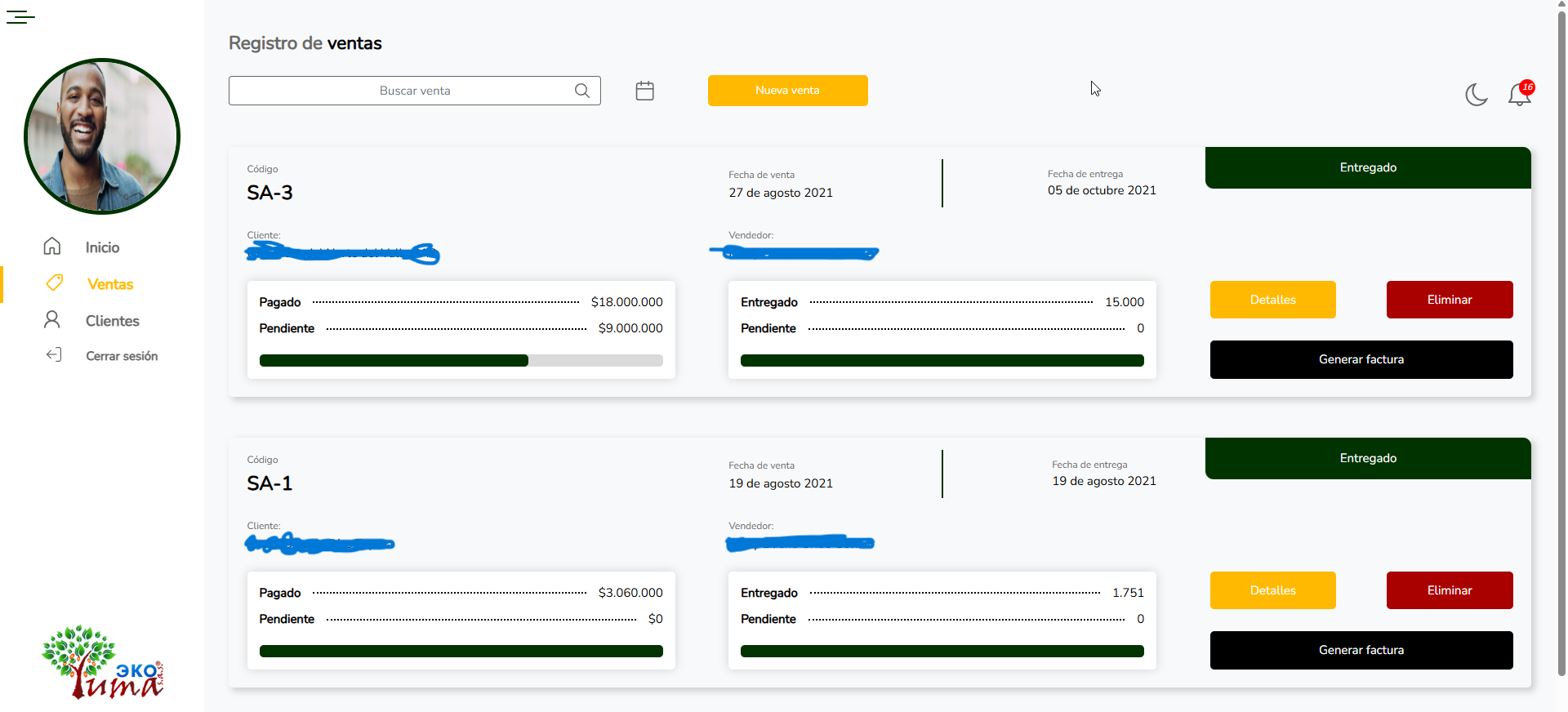 ERP Agropecuario: Gestión Multisede y Control Operativo